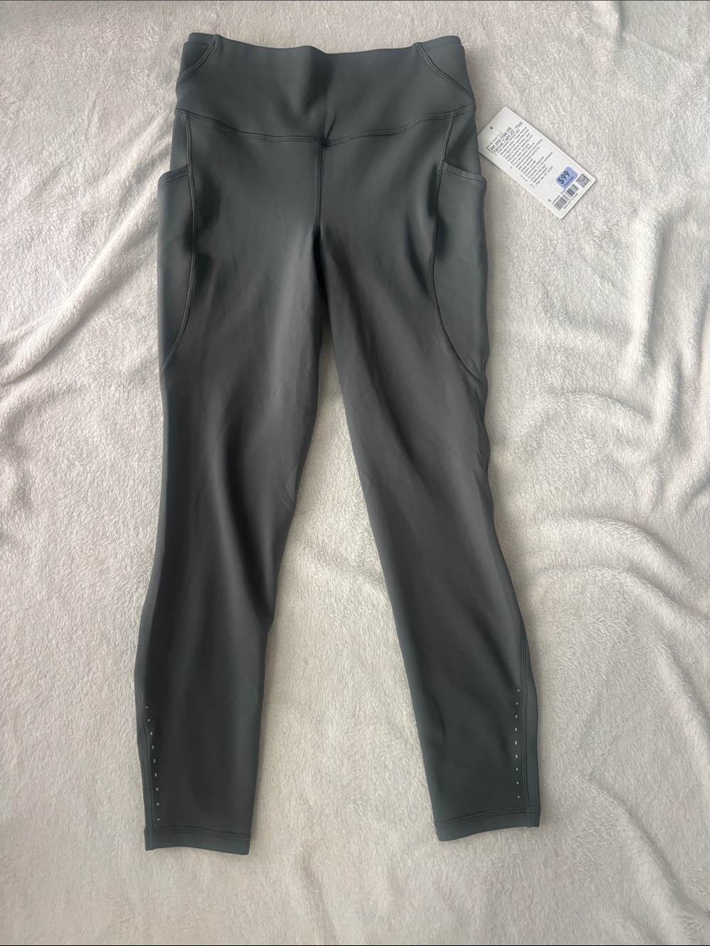 lululemon athletica Fast and Free HR Thermal 25” Leggings - Size 6, Palm Deco